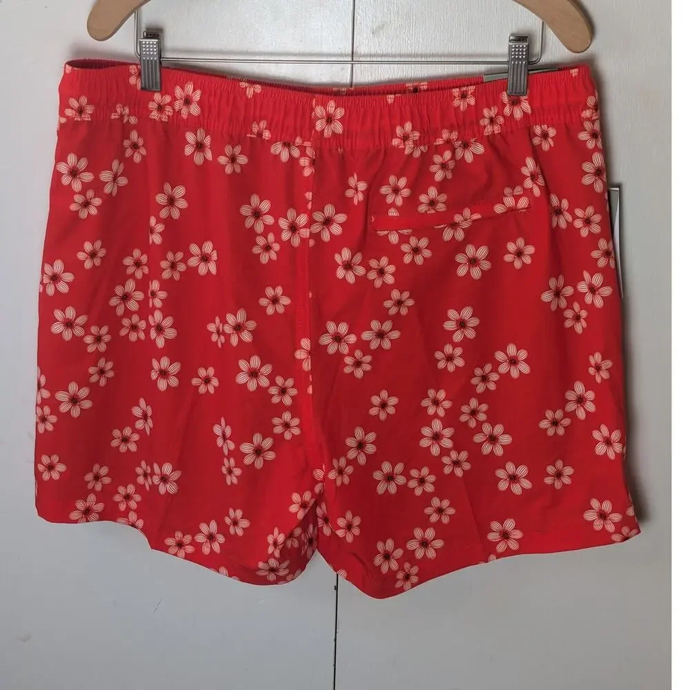 Goodfellow Red Swim Shorts Large